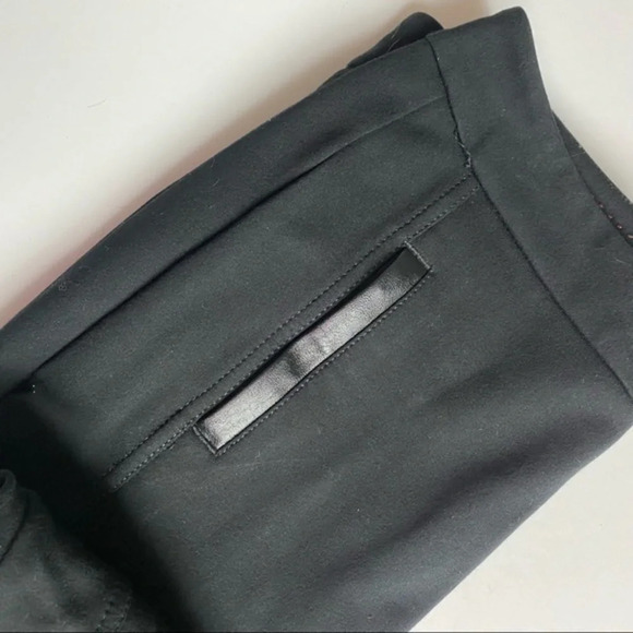Anthropologie • Solid Black Essential Slim Leather Trim Pocket - Picture 6 of 9